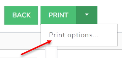 The Cosmetics Lab Soap Calculator - print options button