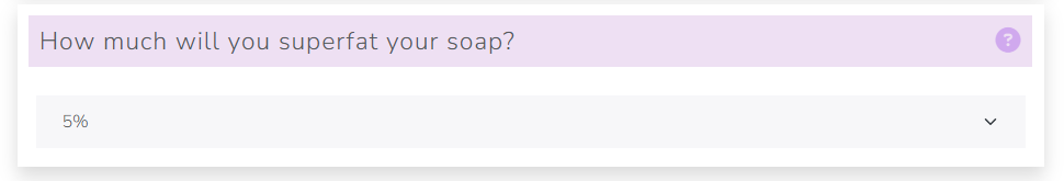 The Cosmetics Lab Soap Calculator - superfatting